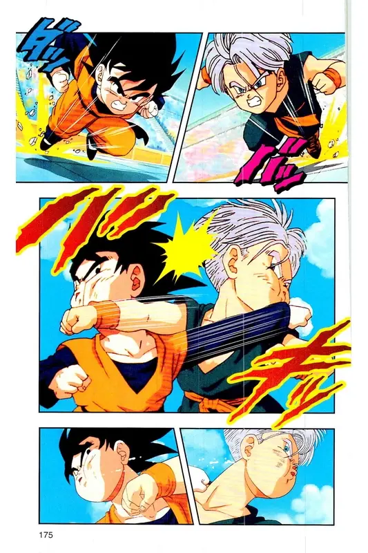 Chapitre 28 — Dragon Ball Z TV Anime Comics Vol. 28 — 魔人ブウ復活編 巻一 — page 174