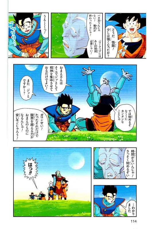 Chapitre 34 — Dragon Ball Z TV Anime Comics Vol. 34 — 魔人ブウ激闘編 巻一 — page 113