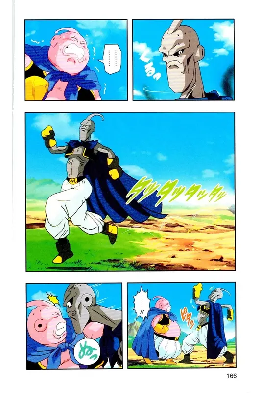 Chapitre 34 — Dragon Ball Z TV Anime Comics Vol. 34 — 魔人ブウ激闘編 巻一 — page 165