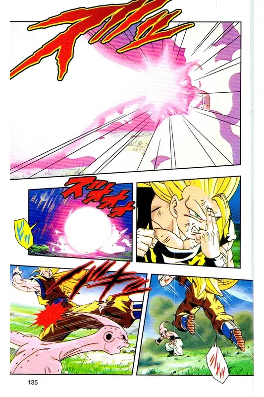 Chapitre 38 — Dragon Ball Z TV Anime Comics Vol. 38 — 魔人布欧激斗篇5 — page 134