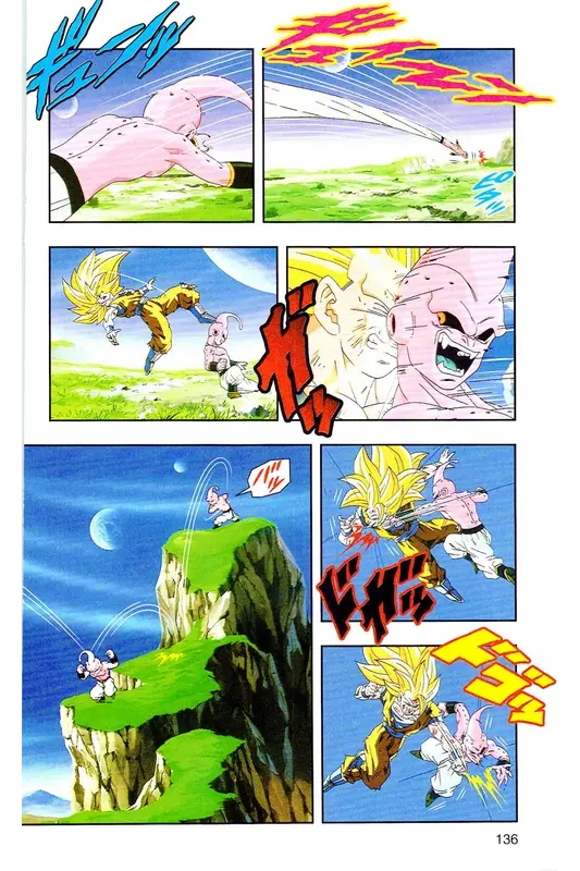 Chapitre 38 — Dragon Ball Z TV Anime Comics Vol. 38 — 魔人布欧激斗篇5 — page 135