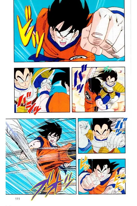 Chapitre 4 — Dragon Ball Z TV Anime Comics Vol. 4 — 赛亚人篇4 — page 110