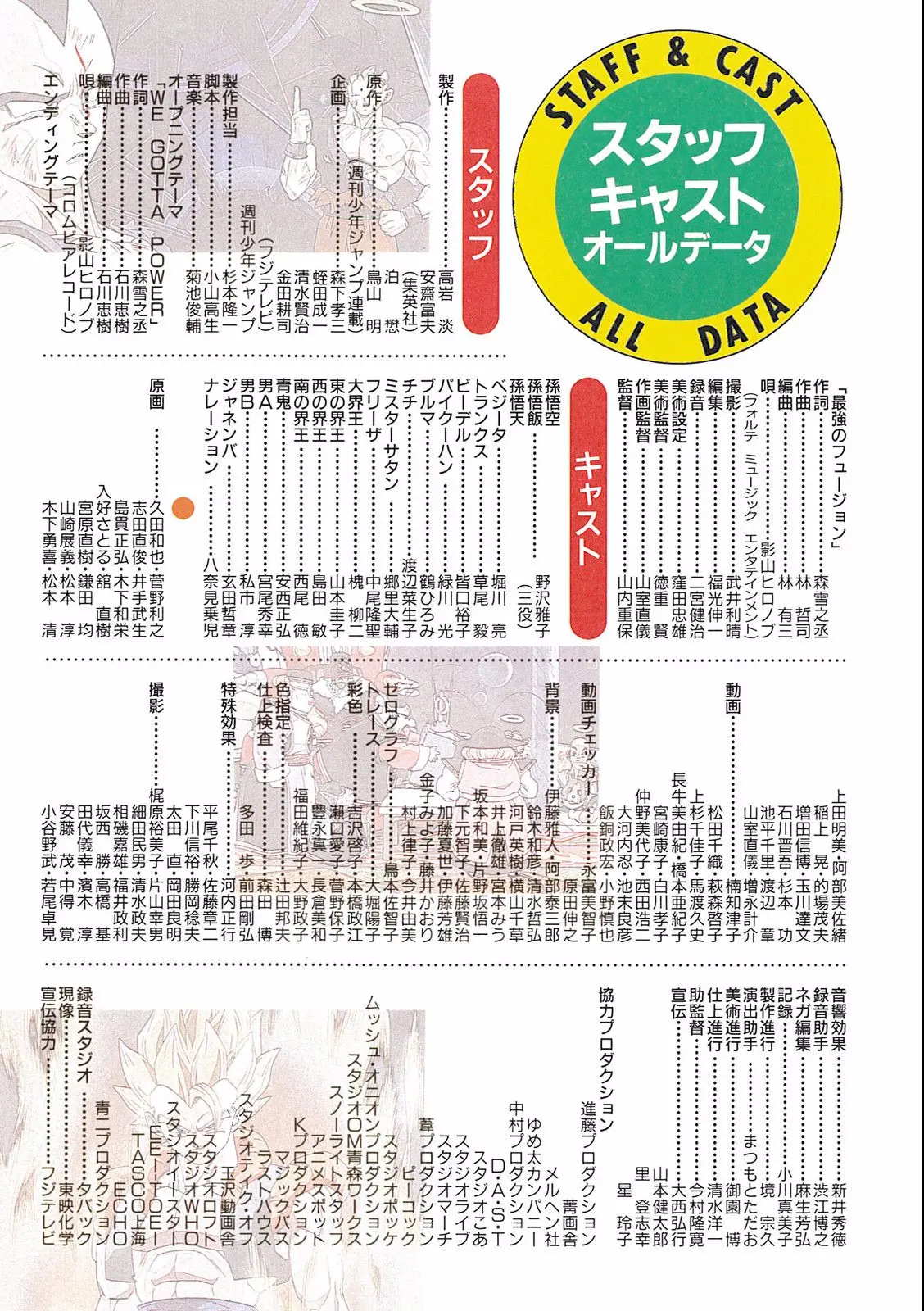 Chapitre 16 — Dragon Ball Film Anime Comics 16 : 復活のフュージョン!! 悟空とベジータ — page 139