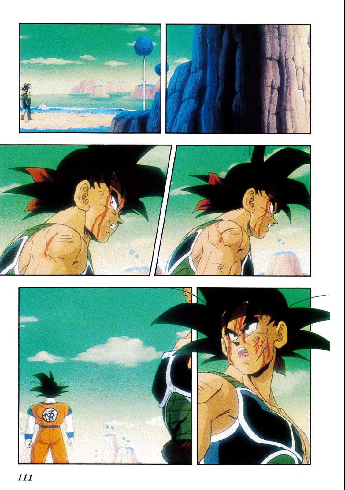 Chapitre 18 — Dragon Ball Film Anime Comics 18 : Z-TVSP1 たったひとりの最終決戦〜フリーザに挑んだZ戦士孫悟空の父〜 — page 107