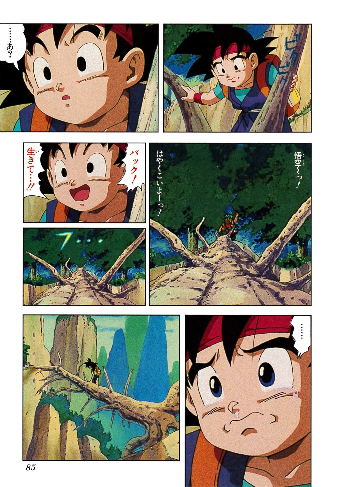 Chapitre 20 — Dragon Ball Film Anime Comics 20 : GT-TVSP 悟空外伝! 勇気の証しは四星球 — page 81